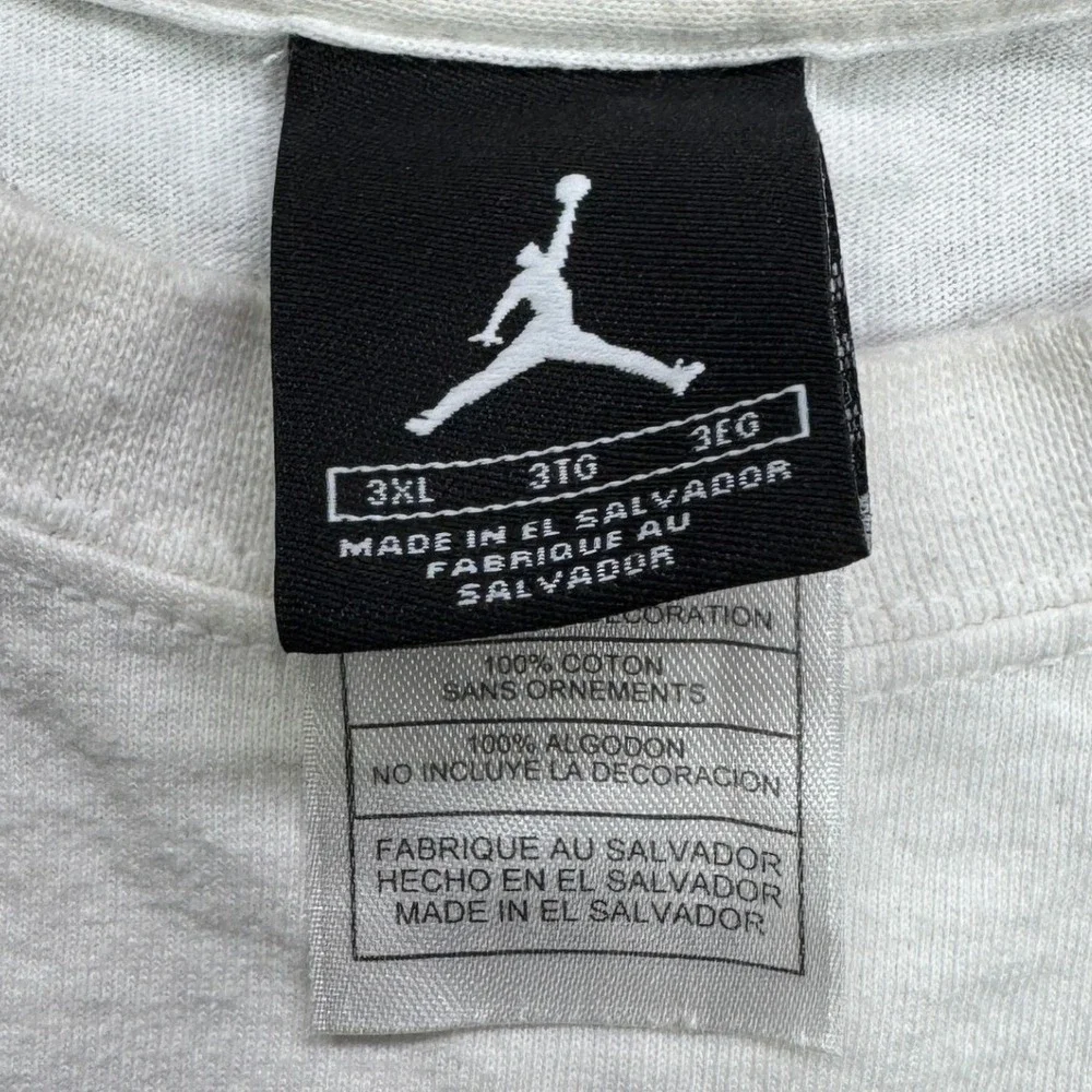 Jordan History Made T Shirt Mens 3XL White‎ Derek Jeter RE2PECT